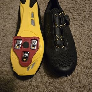 SoulCycle Black and Yellow Athletic Shoes